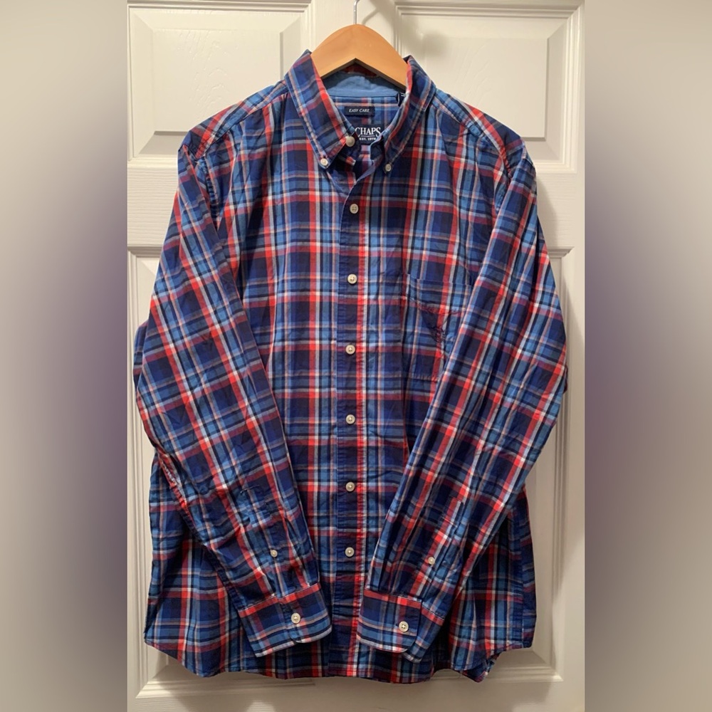 Chaps Mens Button Down Shirt